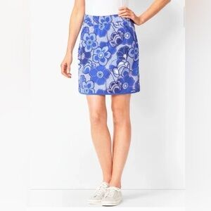 Talbots T by Talbots Lightweight Stretch Floral Skort Size M
